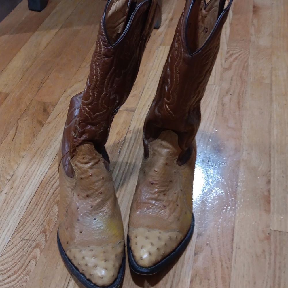 MONTANA 2-Tone Ostrich Boots